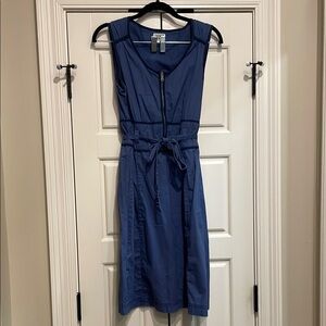 Converse Navy Midi Dress with Belt